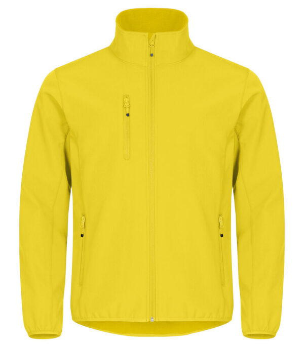 Clique Classic softshell jacket heren lemon 3xl