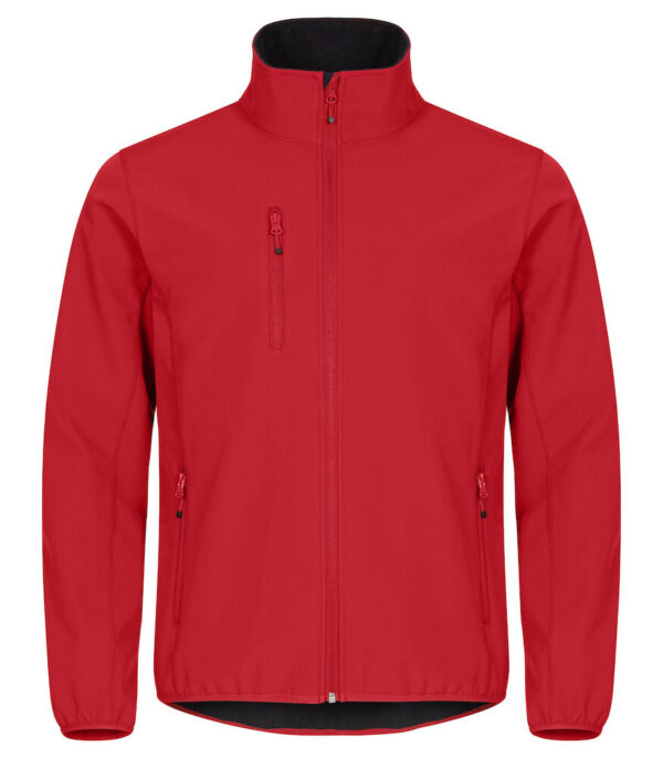 Clique Classic softshell jacket heren rood 4xl