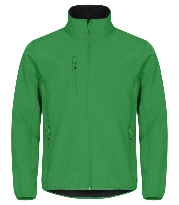 Clique Classic softshell jacket heren appelgroen 3xl