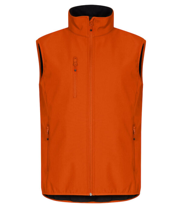 Clique Classic softshell hr bodywarmer diep oranje 3xl