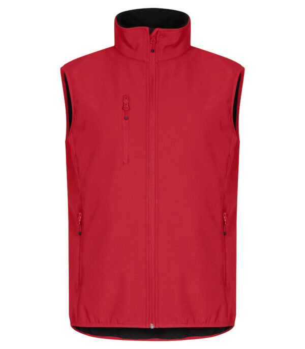 Clique Classic softshell hr bodywarmer rood 4xl