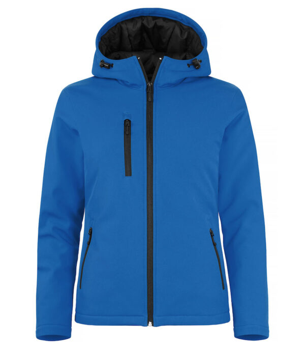 Clique Padded hoody softshell ladies kobalt xxl