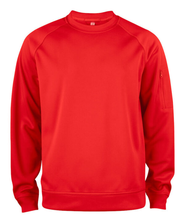 Clique Basic Active Roundneck rood 4xl