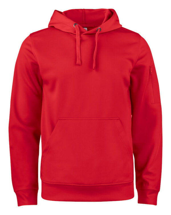 Clique Basic Active Hoody rood 4xl