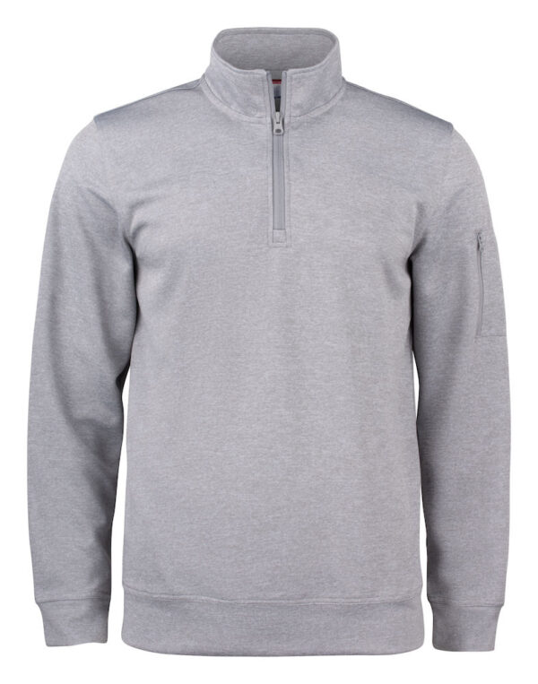 Clique Basic Active Half Zip grijsmelange 4xl