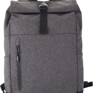 Clique Roll-Up Backpack antraciet melange