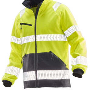 Jobman 1190 Hi-vis windblocker jacket geel/zwart 3xl