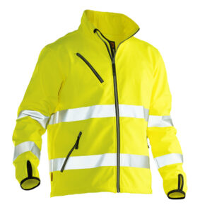 Jobman 1202 Hi-vis softshell jacket geel 4xl