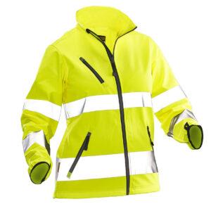 Jobman 1210 Hi-vis softshell jacket women hi-vis geel xxl