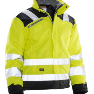 Jobman 1346 Hi-vis winter jacket star geel/zwart 3xl