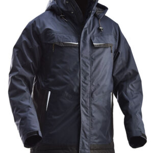 Jobman 1384 Winter jacket navy/zwart 4xl