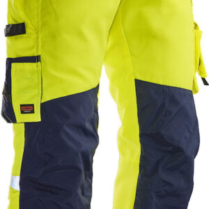 Jobman 2236 Hi-vis winter trousers star geel/navy D124