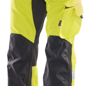 Jobman 2240 Hi-vis stretch trousers hp geel/zwart D120