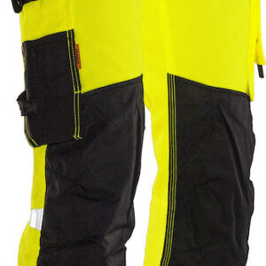 Jobman 2272 Hi-vis women’s trousers star hp geel/zwart DA54