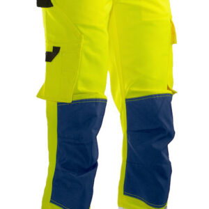 Jobman 2378 Hi-vis service trousers geel/navy D120