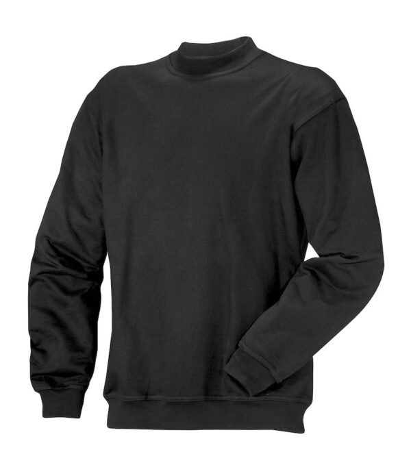 Jobman 5120 Roundneck sweatshirt zwart 3xl