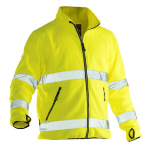 Jobman 5502 Hi-vis fleece jacket geel 4xl