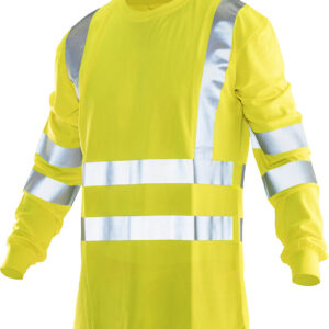 Jobman 5593 Hi-vis long sleeve t-shirt geel 4xl