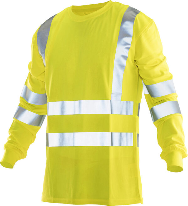 Jobman 5593 Hi-vis long sleeve t-shirt geel 4xl