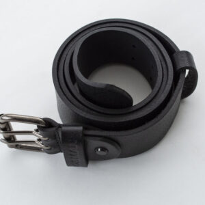 Jobman 9307 Leather belt zwart 120 cm