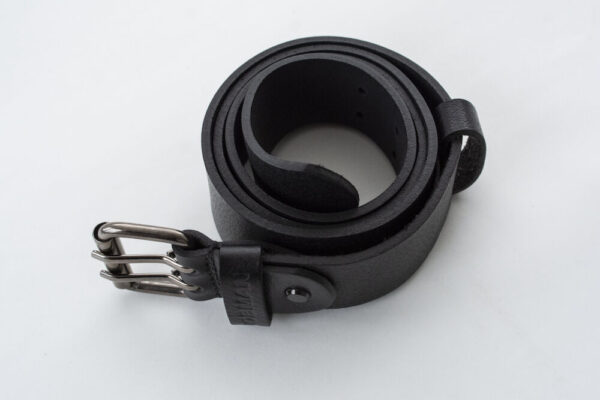 Jobman 9307 Leather belt zwart 120 cm